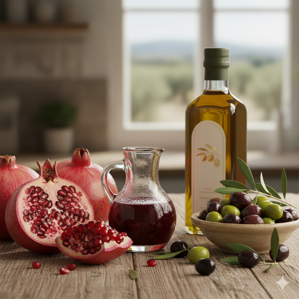 Προϊόντα απο ρόδια και ελιές